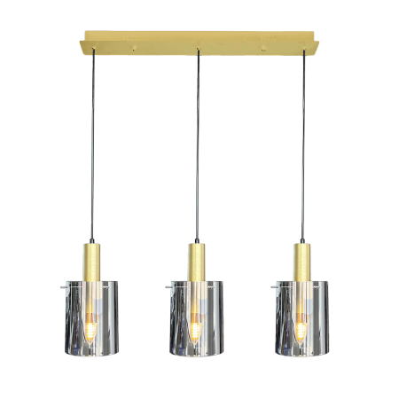 MiLagro Lampa wisząca Arcadia Gold 3xE27 ML1817