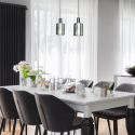 MiLagro Lampa wisząca Arcadia Black 1xE27 ML1818