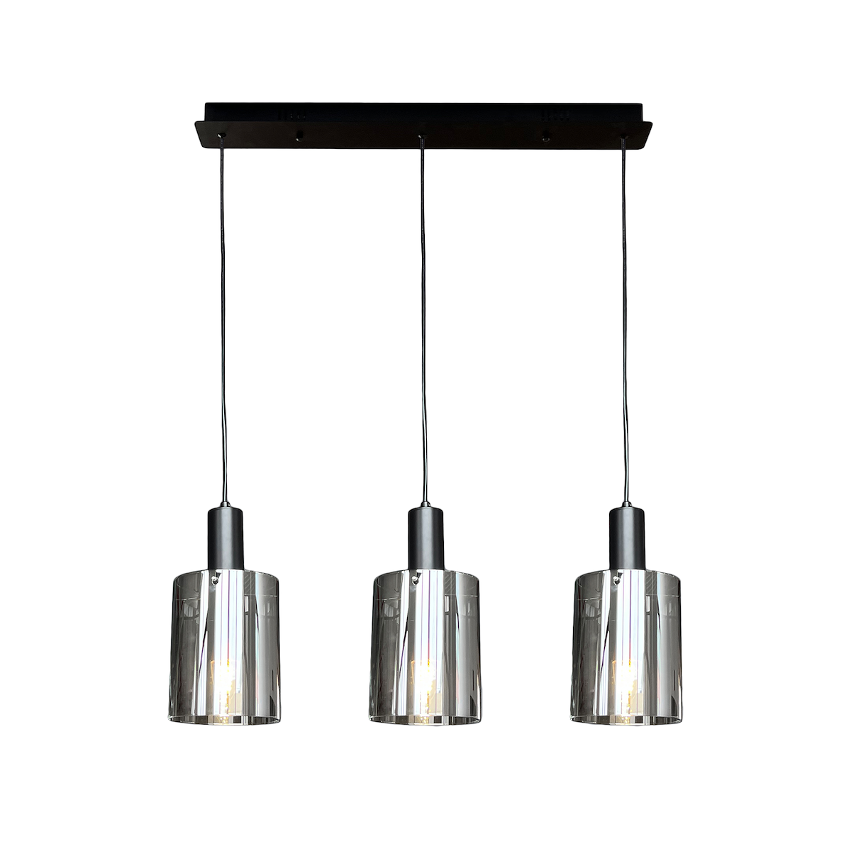 MiLagro Lampa wisząca Arcadia Black 3xE27 ML1819