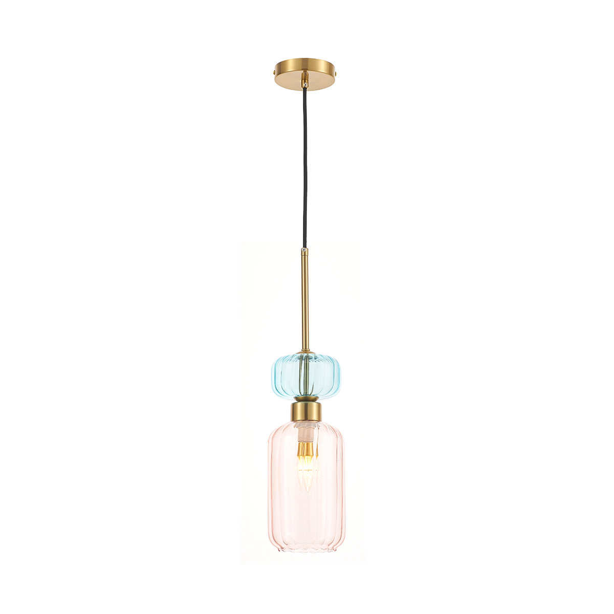 MiLagro Lampa wisząca MOLLY PINK 1xE14 ML1822