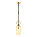 MiLagro Lampa wisząca MOLLY AMBER 1xE14 ML1823