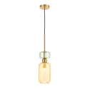 MiLagro Lampa wisząca MOLLY AMBER 1xE14 ML1823