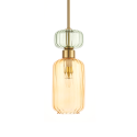 MiLagro Lampa wisząca MOLLY AMBER 1xE14 ML1823