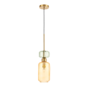 MiLagro Lampa wisząca MOLLY AMBER 1xE14 ML1823