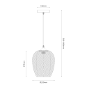 MiLagro Lampa wisząca ALMA 1xE27 ML1807