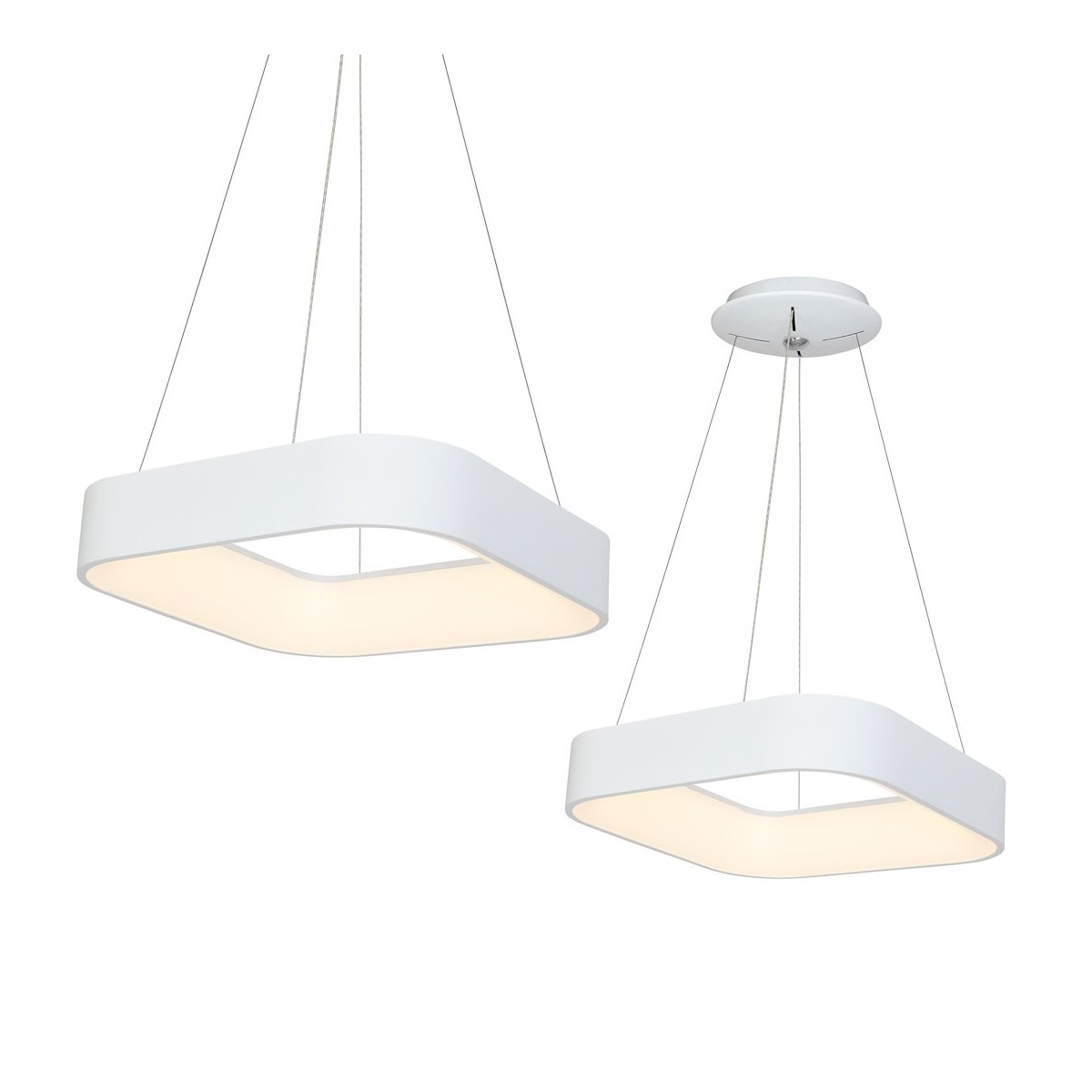 MiLagro Lampa Wisząca Astro Biały 40W LED 4000K ML1853