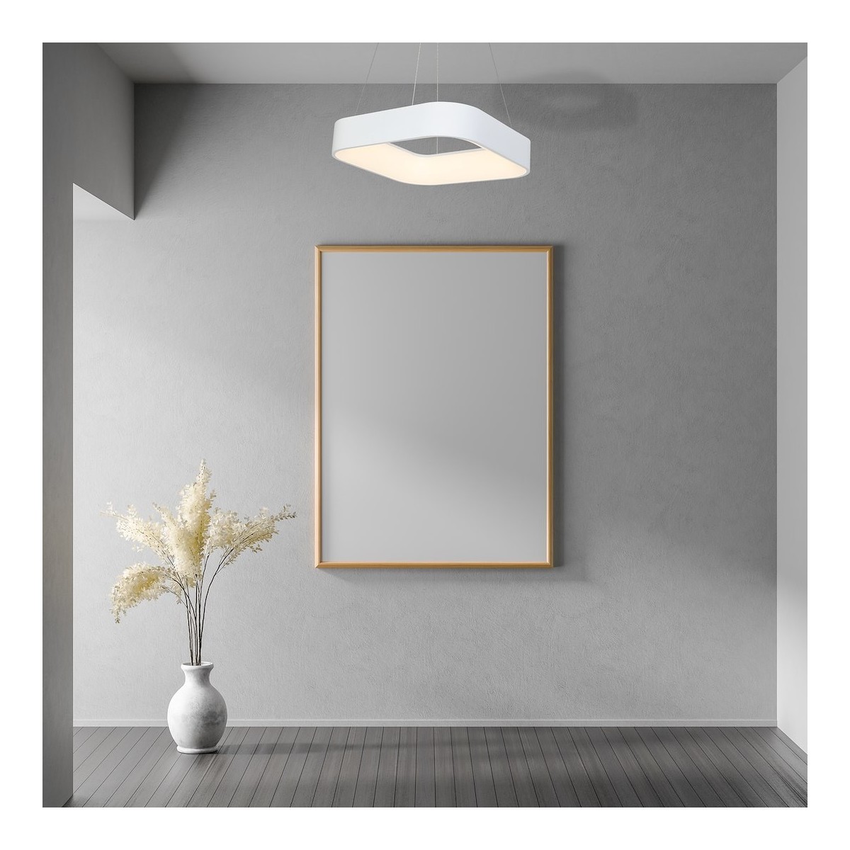 MiLagro Lampa Wisząca Astro Biały 40W LED 4000K ML1853