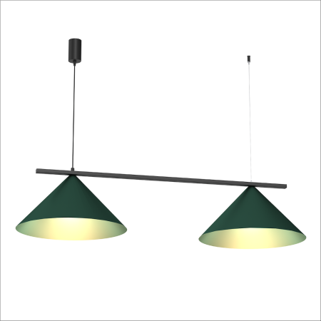 MiLagro Lampa wisząca CAPITAL BLACK/GREEN 2XGX53 MLP1529