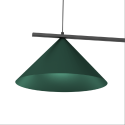 MiLagro Lampa wisząca CAPITAL BLACK/GREEN 2XGX53 MLP1529