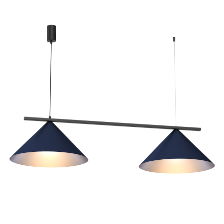 MiLagro Lampa wisząca CAPITAL BLACK/NAVY BLUE 2XGX53 MLP1531