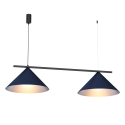 MiLagro Lampa wisząca CAPITAL BLACK/NAVY BLUE 2XGX53 MLP1531