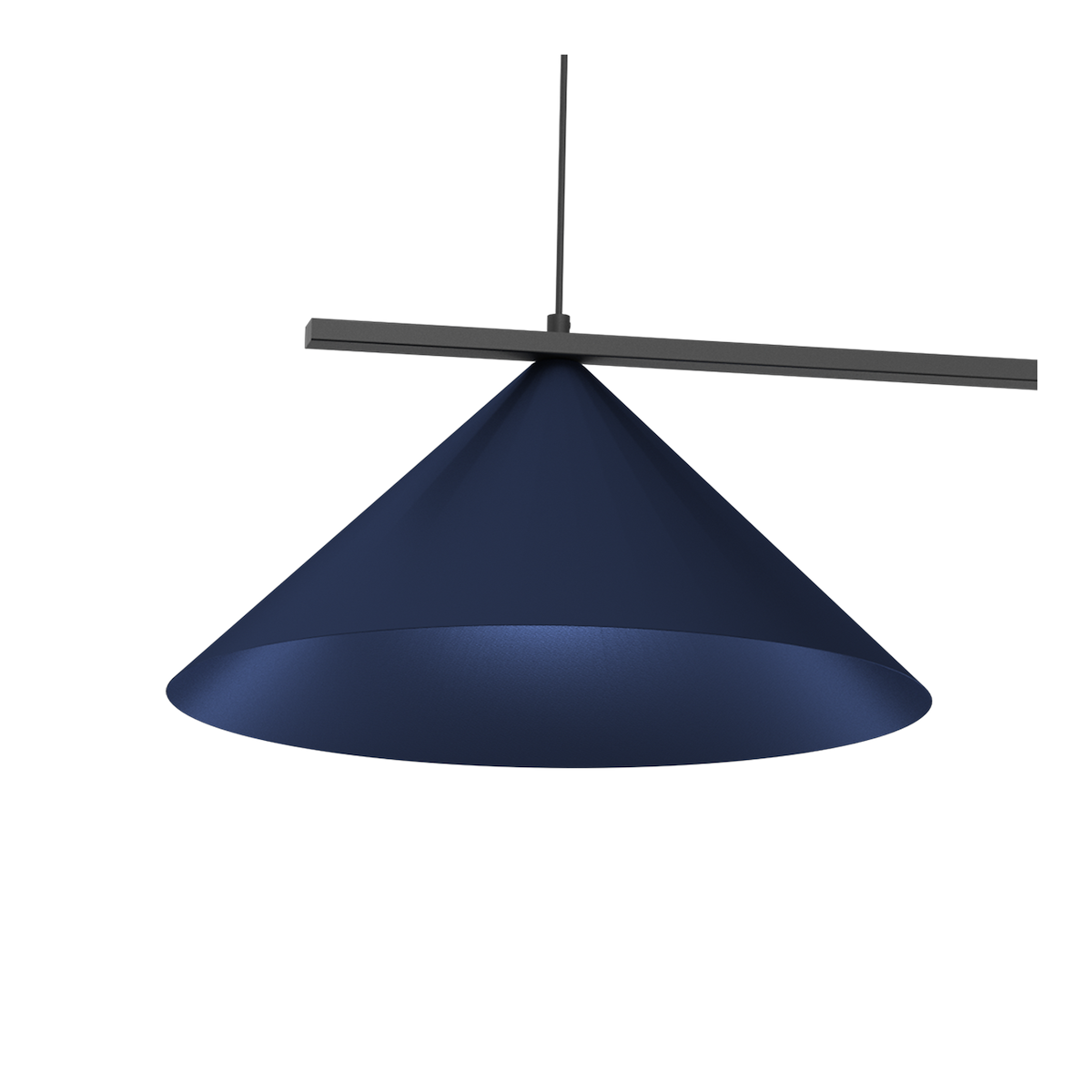 MiLagro Lampa wisząca CAPITAL BLACK/NAVY BLUE 2XGX53 MLP1531