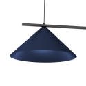 MiLagro Lampa wisząca CAPITAL BLACK/NAVY BLUE 2XGX53 MLP1531