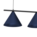 MiLagro Lampa wisząca CAPITAL BLACK/NAVY BLUE 3XGX53 MLP1532
