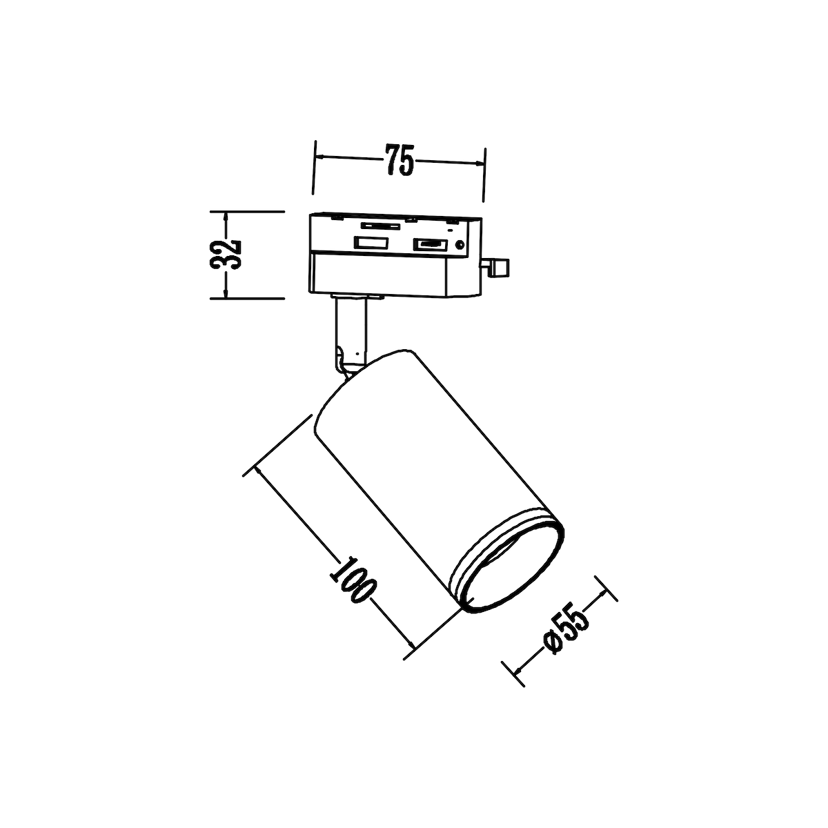 MiLagro Oprawa Pipe Ring Track Biały 1xGU10 ML2066