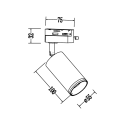 MiLagro Oprawa Pipe Ring Track Biały 1xGU10 ML2066
