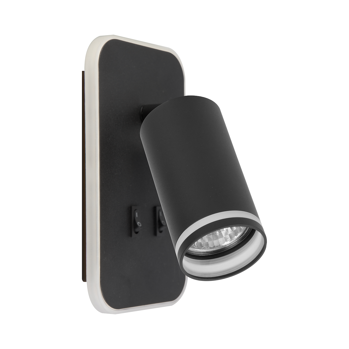 MiLagro Oprawa Pipe Ring Kinkiet Czarny 1xGU10 + LED 6W ML2081