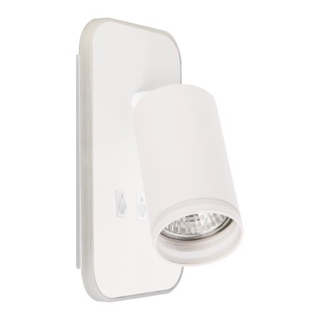 MiLagro Oprawa Pipe Ring Kinkiet Biały 1xGU10 + LED 6W ML2082