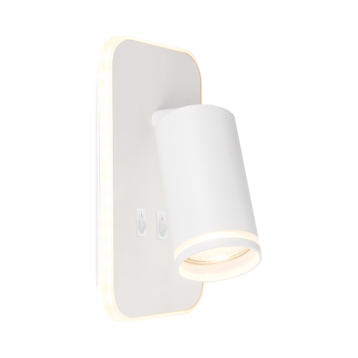 MiLagro Oprawa Pipe Ring Kinkiet Biały 1xGU10 + LED 6W ML2082