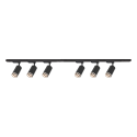 MiLagro Zestaw Oprawa Pipe Ring Track Czarny 6xGU10 2m ML2085