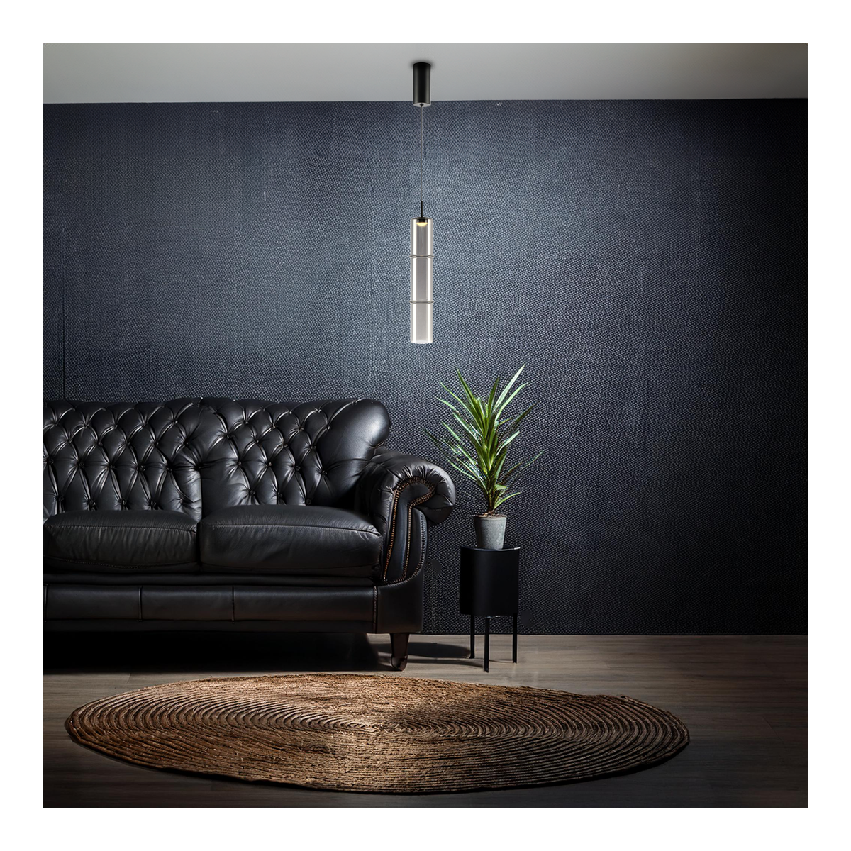 MiLagro Lampa wisząca BATO Smoked 4W LED ML1396