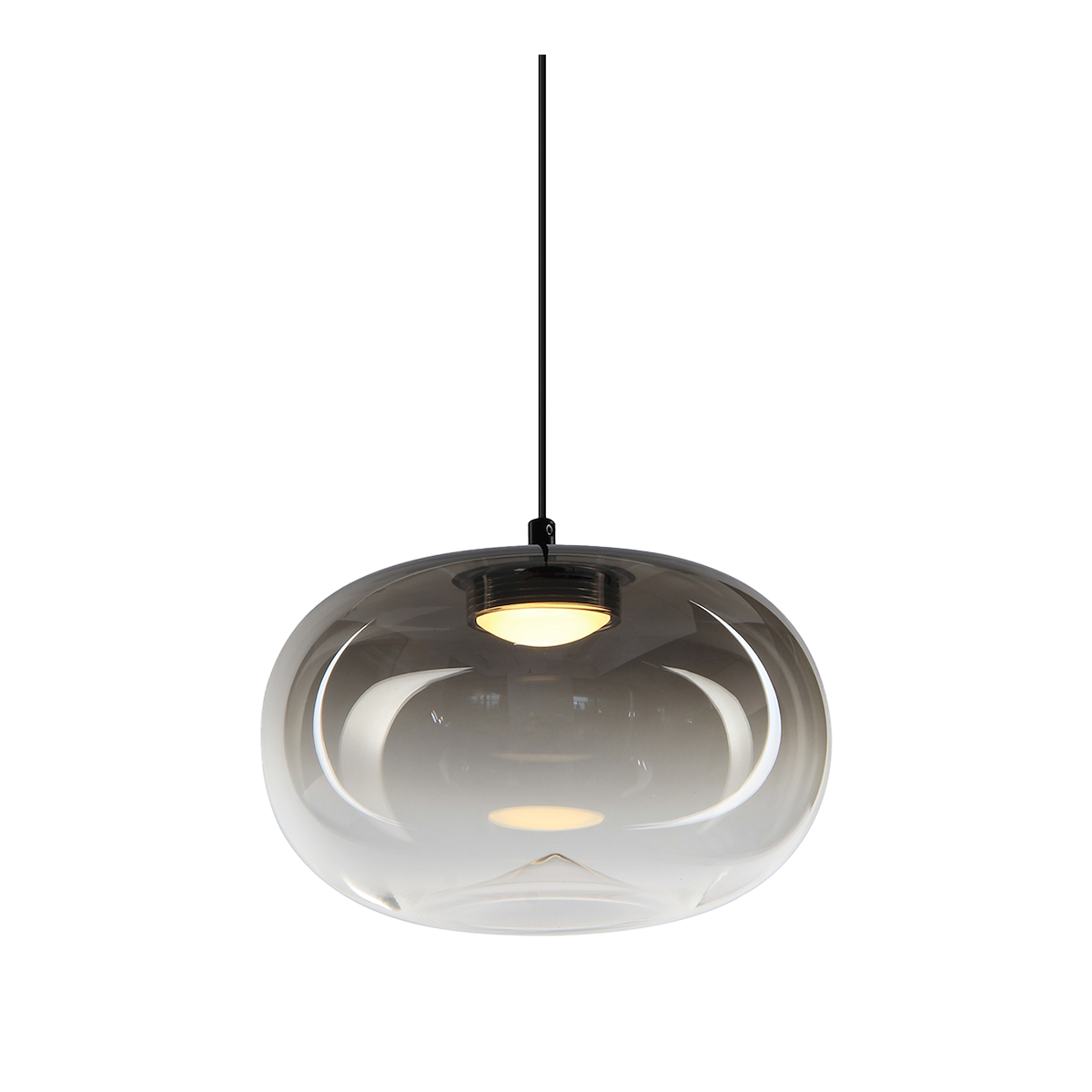 MiLagro Lampa wisząca VASO 1 SMOKED 4W ML1397