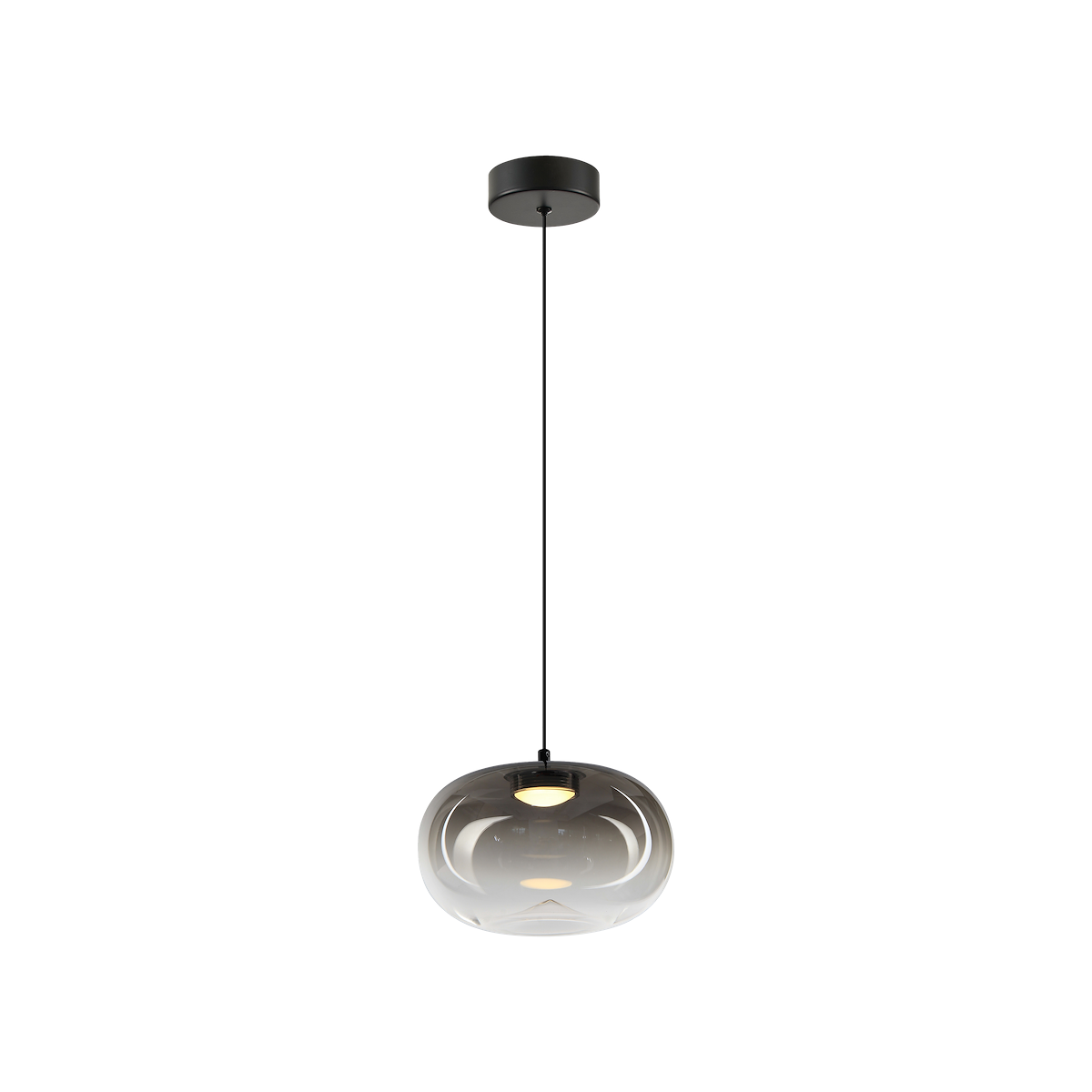 MiLagro Lampa wisząca VASO 1 SMOKED 4W ML1397