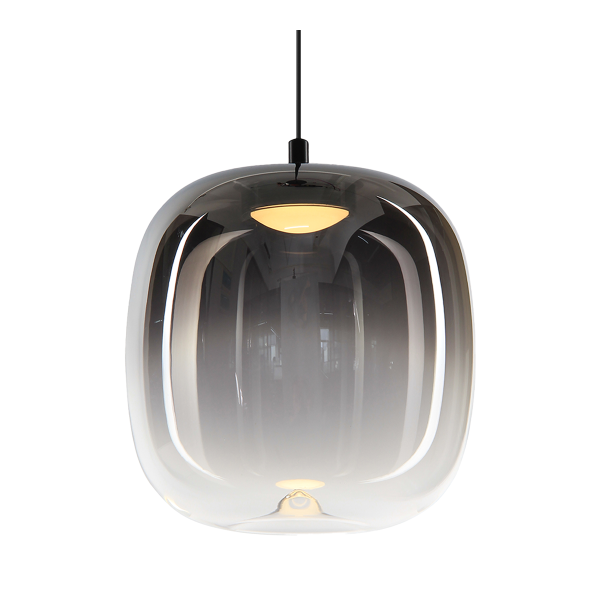 MiLagro Lampa wisząca VASO 2 SMOKED 4W ML1400