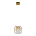 MiLagro Lampa wisząca VASO 2 AMBER 4W ML1402