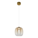 MiLagro Lampa wisząca VASO 2 AMBER 4W ML1402