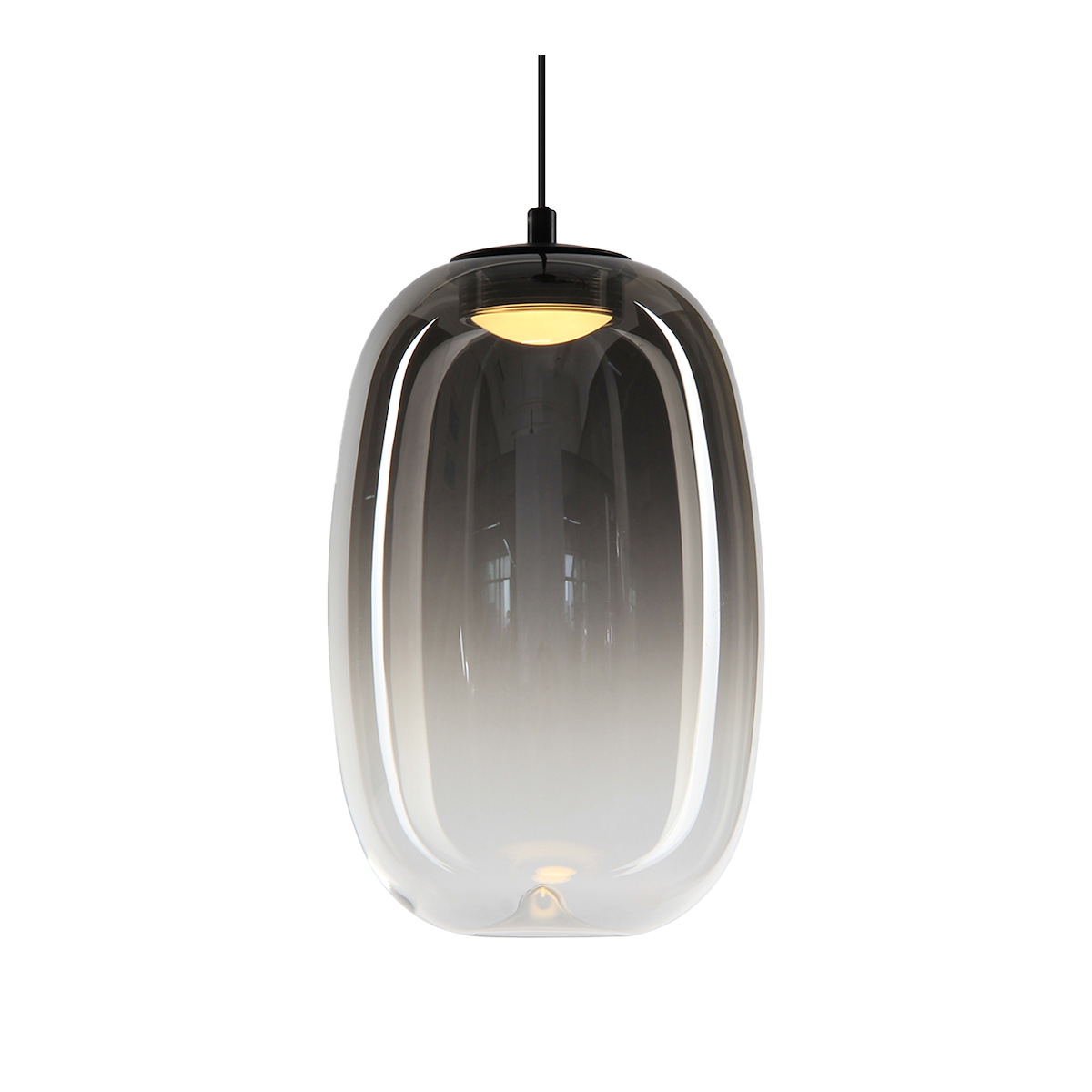 MiLagro Lampa wisząca VASO 3 SMOKED 4W ML1403