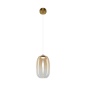 MiLagro Lampa wisząca VASO 3 AMBER 4W ML1405