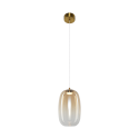 MiLagro Lampa wisząca VASO 3 AMBER 4W ML1405