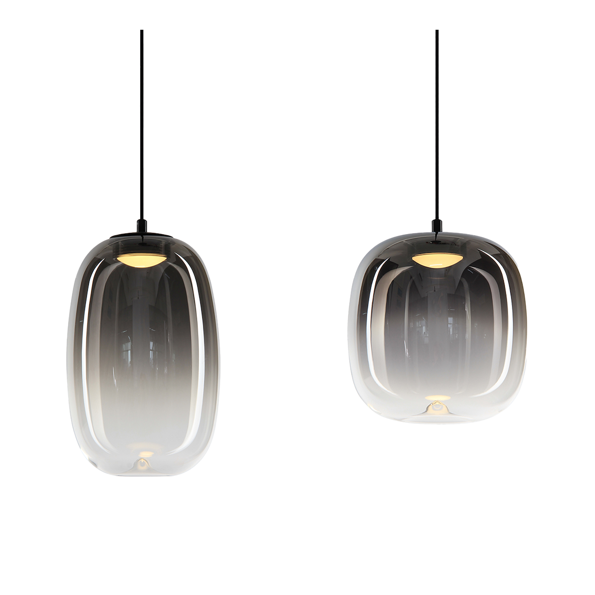 MiLagro Lampa wisząca VASO SMOKED 15W ML1407