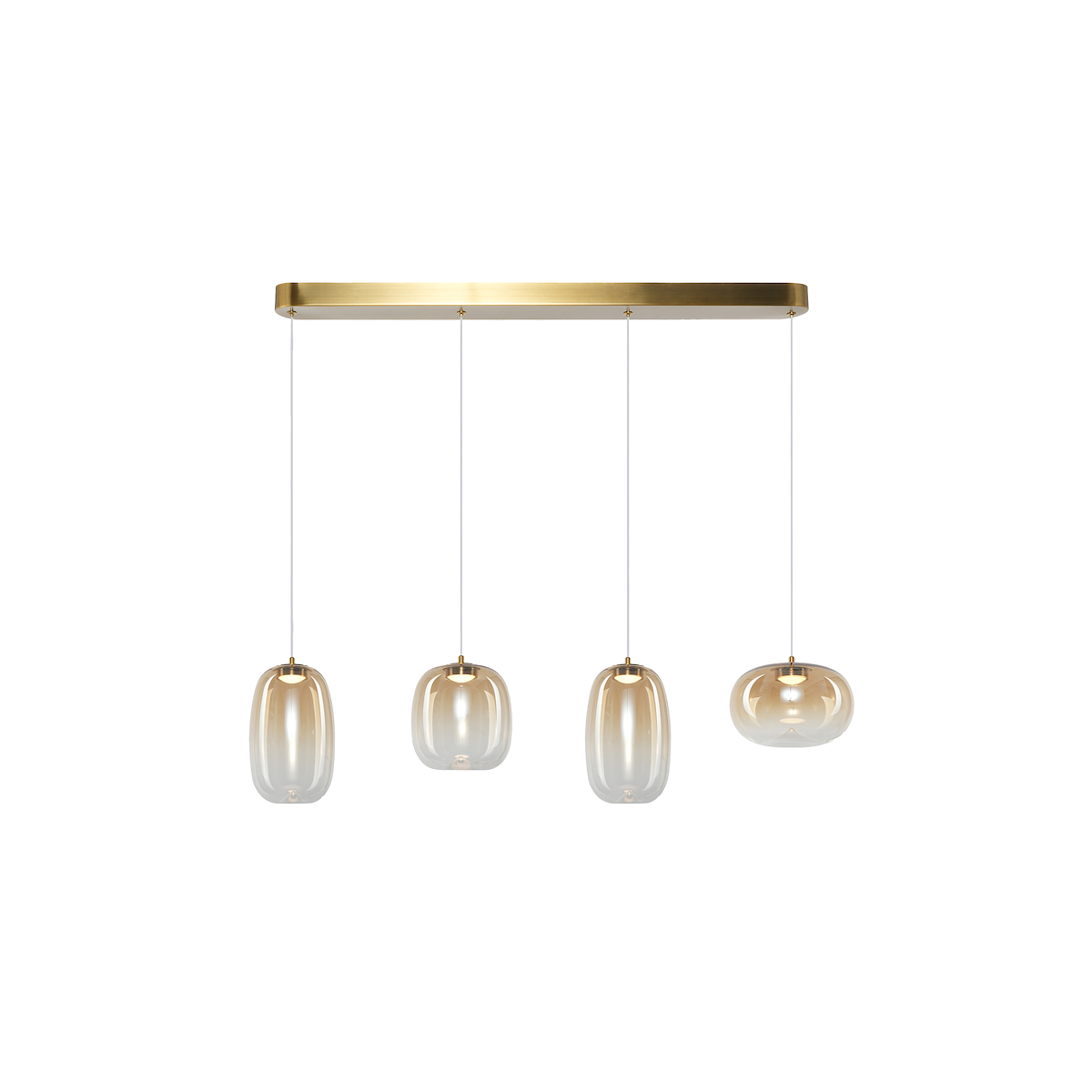 MiLagro Lampa wisząca VASO AMBER 15W ML1408