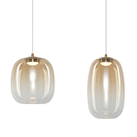 MiLagro Lampa wisząca VASO AMBER 15W ML1408