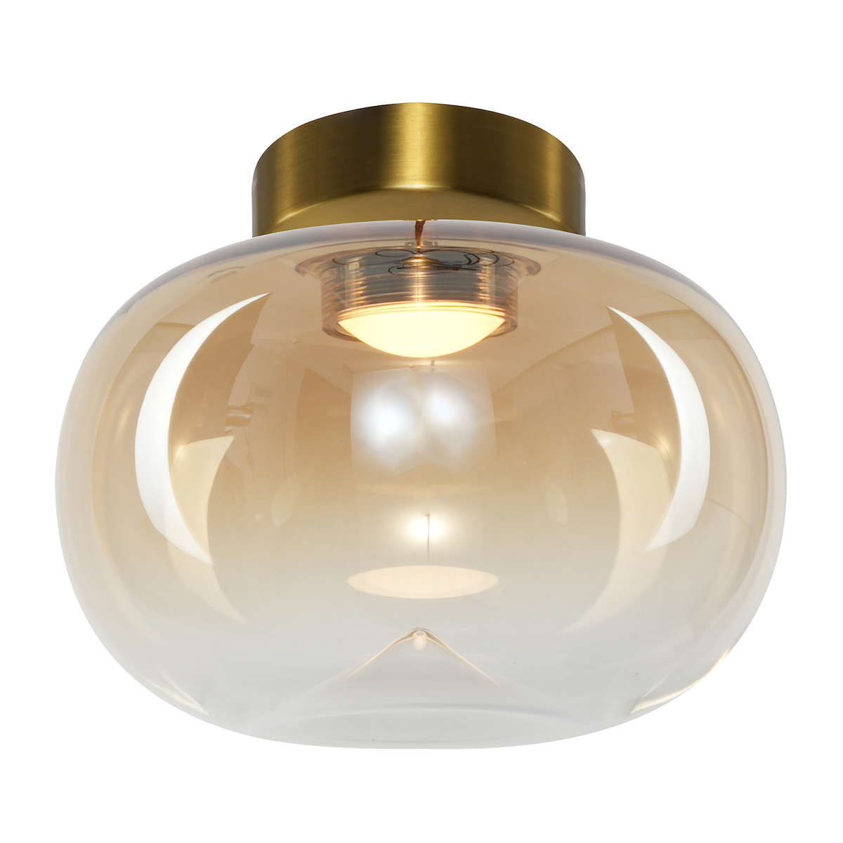 MiLagro Lampa sufitowa VASO AMBER 4W ML1411
