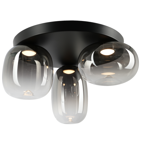 MiLagro Lampa sufitowa VASO SMOKED 12W ML1412