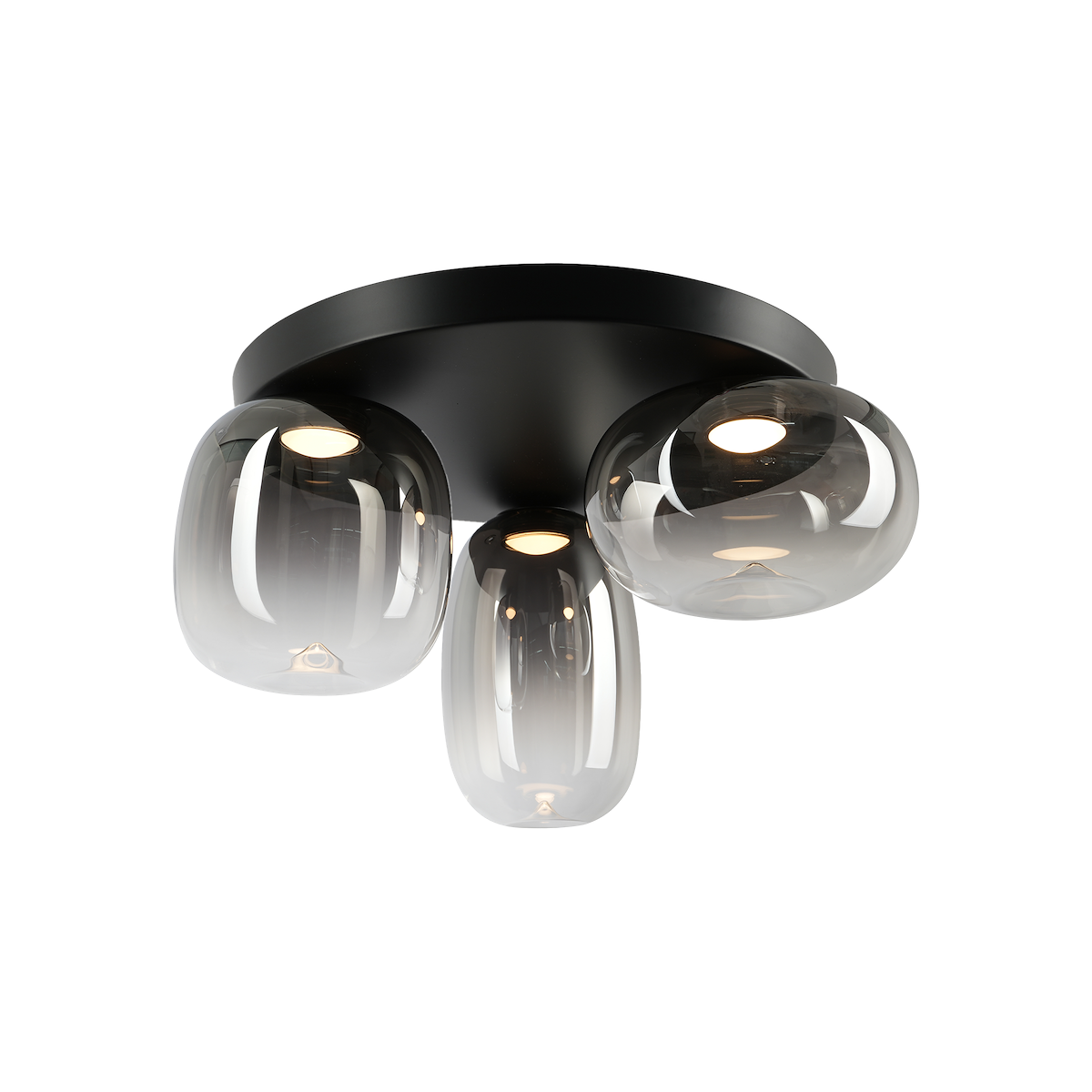 MiLagro Lampa sufitowa VASO SMOKED 12W ML1412