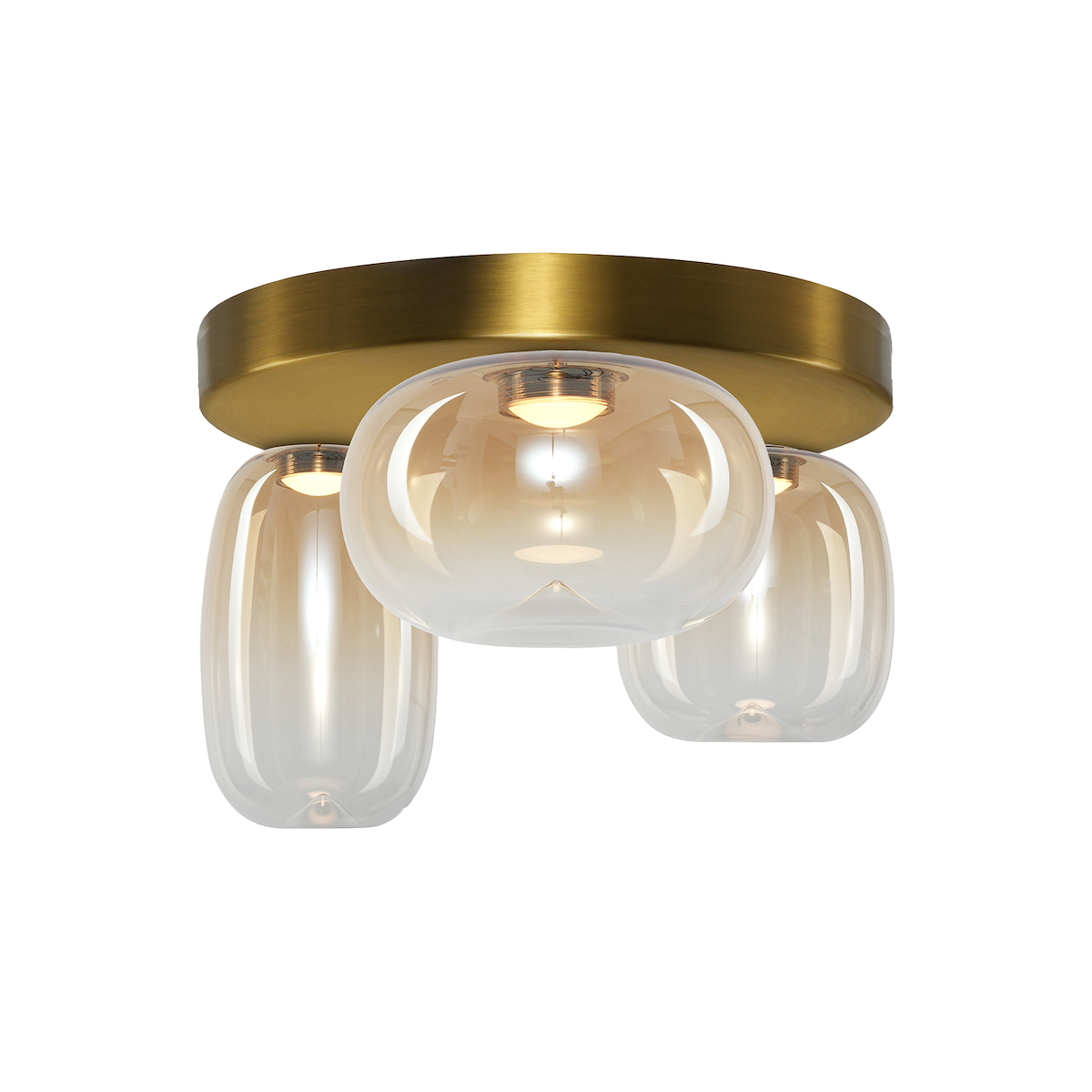 MiLagro Lampa sufitowa VASO AMBER 12W ML1414