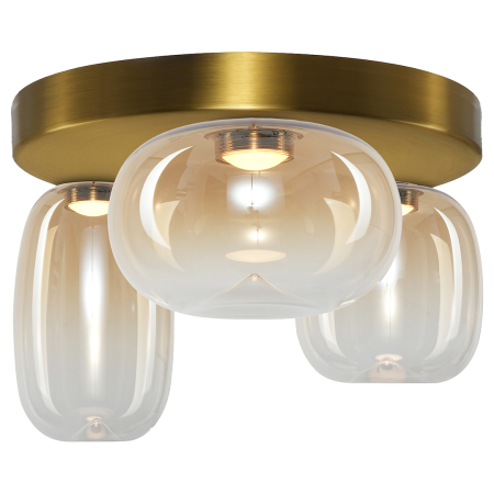MiLagro Lampa sufitowa VASO AMBER 12W ML1414