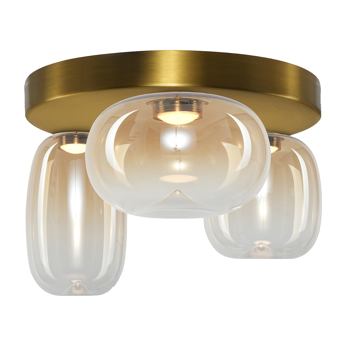 MiLagro Lampa sufitowa VASO AMBER 12W ML1414