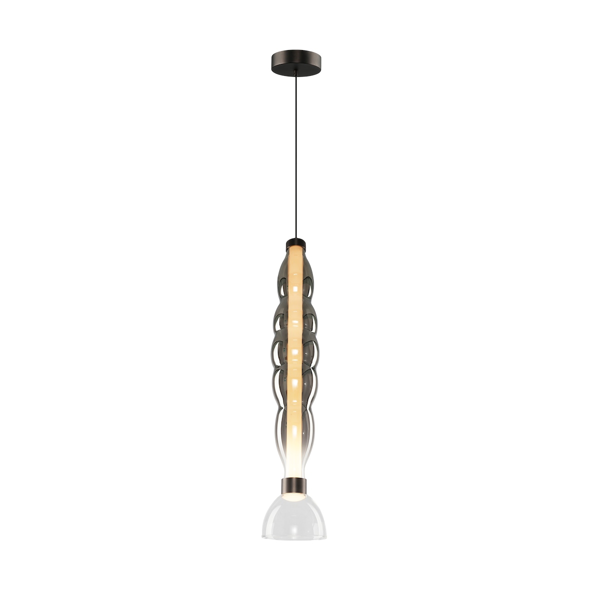 MiLagro Lampa wisząca LUCCO smoked 18W ML1415