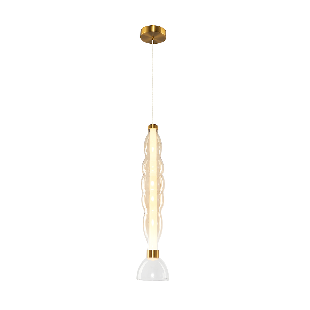 MiLagro Lampa wisząca LUCCO amber 18W ML1416