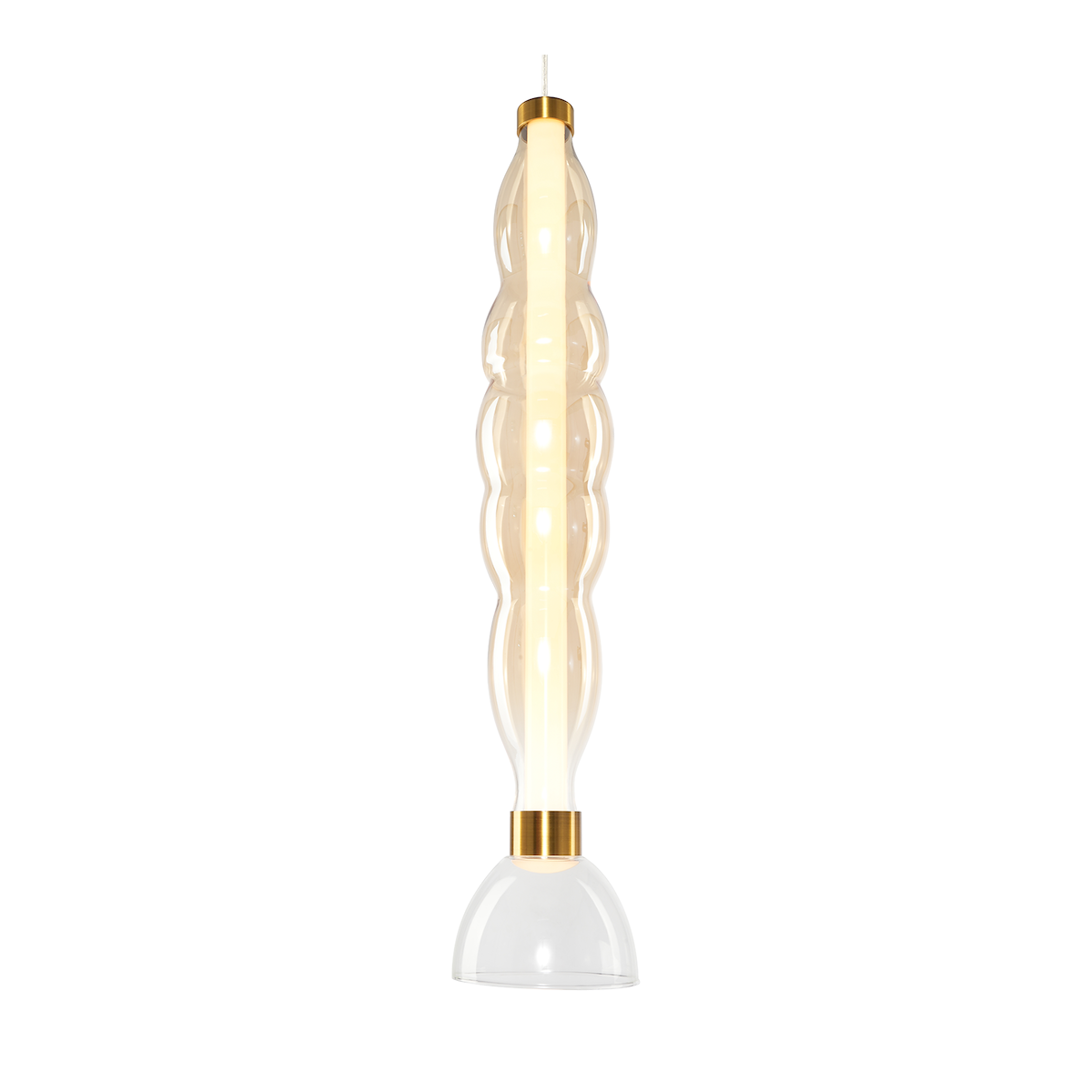 MiLagro Lampa wisząca LUCCO amber 18W ML1416