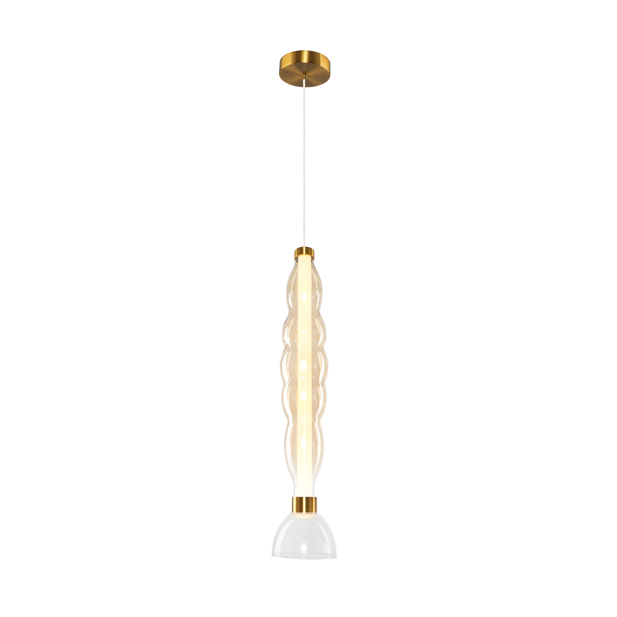 MiLagro Lampa wisząca LUCCO amber 18W ML1416