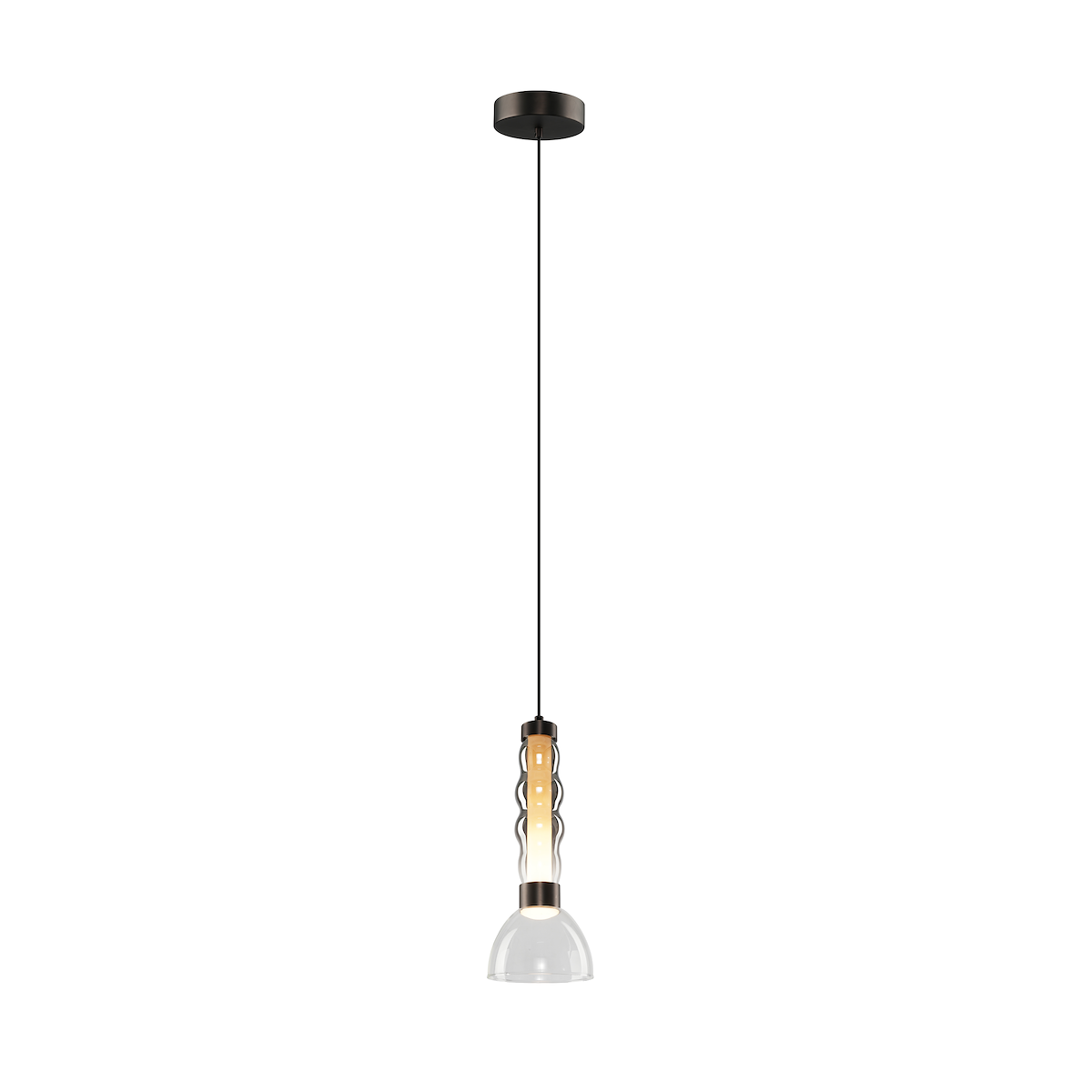 MiLagro Lampa wisząca LUCCO smoked 13W ML1417