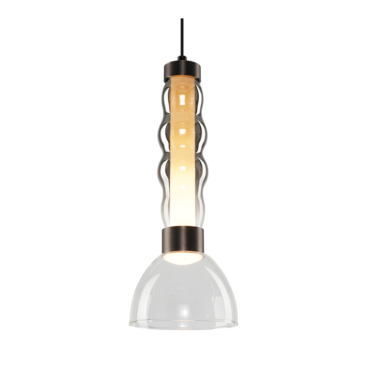 MiLagro Lampa wisząca LUCCO smoked 13W ML1417