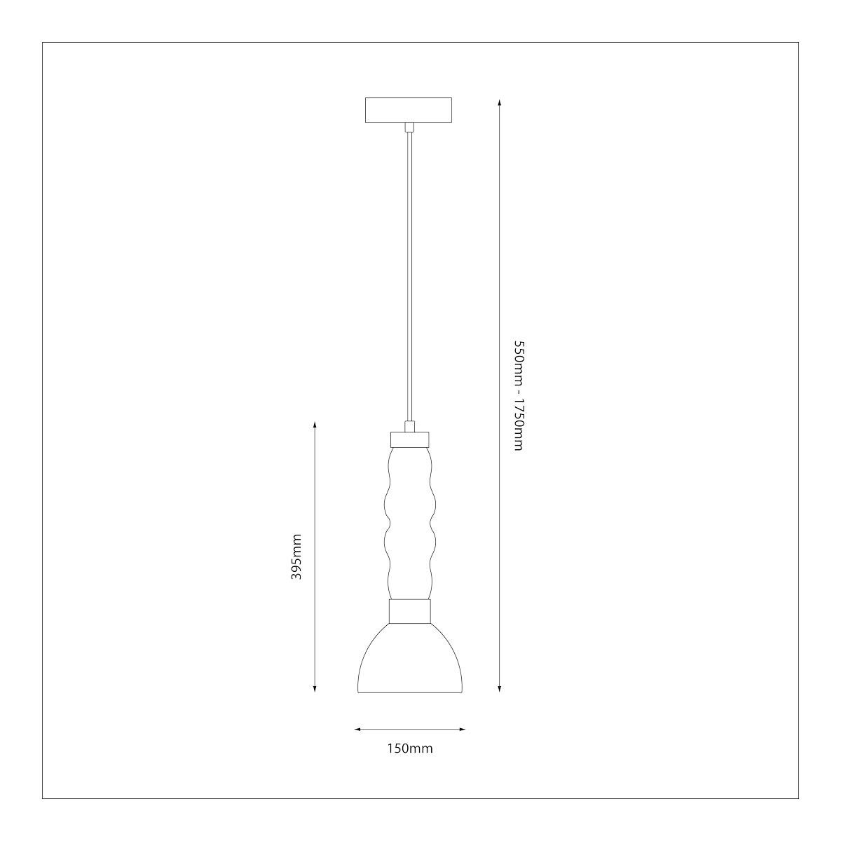MiLagro Lampa wisząca LUCCO smoked 13W ML1417