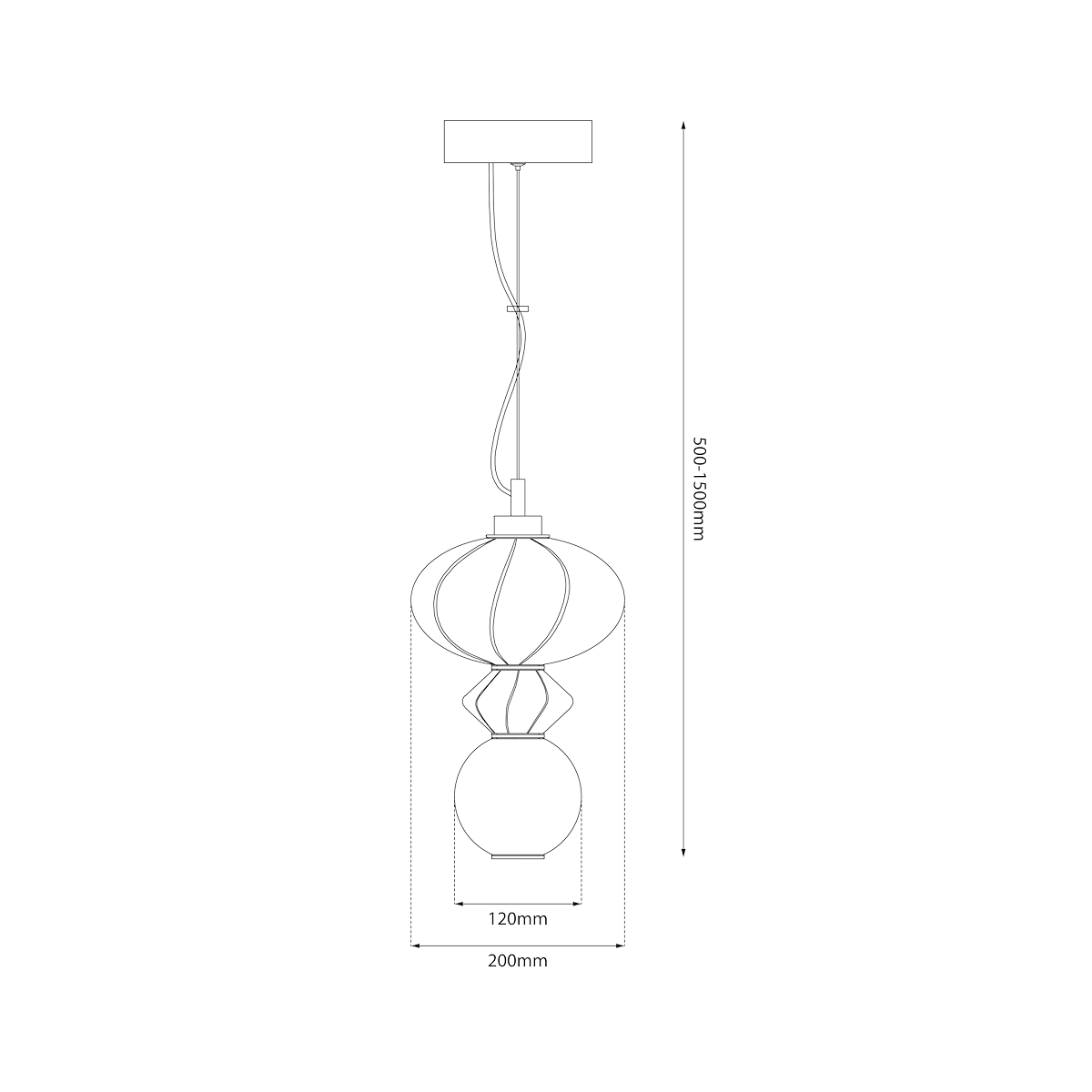MiLagro Lampa wisząca ASCOLI 8W LED ML1419